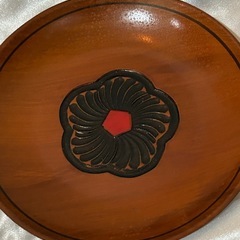 昭和レトロ】漆器の菓子鉢と菓子皿のセットの画像