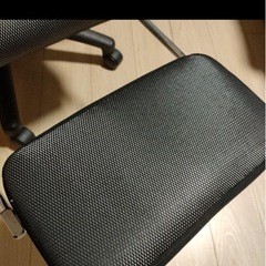 フットレスト付 リクライニング オフィスチェアの画像