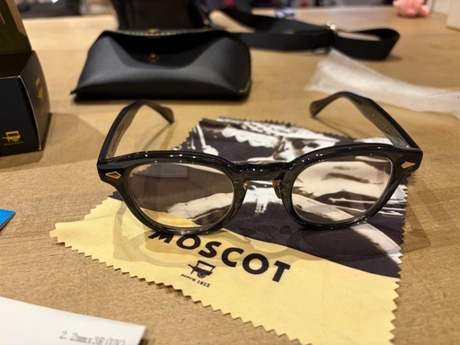 MOSCOT モスコット LEMTOSH MP レムトッシュ メガネ サングラス サイズ 46 クリアブラウン グレーレンズ メタルア