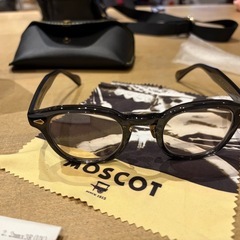MOSCOT モスコット LEMTOSH MP レムトッシュ メガネ サングラス サイズ 46 クリアブラウン グレーレンズ メタルアームパットの画像