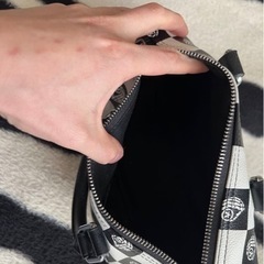 Checkerboard Print Mini Bowler Bag男も女もOKの画像