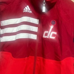 adidas NBA Washington Wizards ジャージ 赤の画像