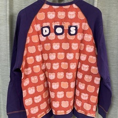 【drug store’s】ドラッグストアーズ　カジュアルトレーナー スウェット 長袖　オレンジ　 パープル　フリーサイズの画像