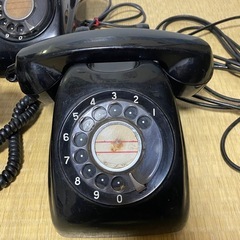 昭和レトロ　黒電話 東芝 電電公社 ヴィンテージ アンティーク電話 600-A2の画像