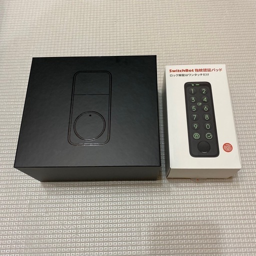 Switch BotロックPro、指紋認証パッド、予備バッテリー