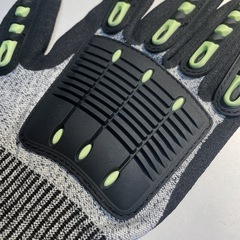 【新品・未使用】作業用防振手袋 HPPE防刃5級 タッチパネル対応の画像