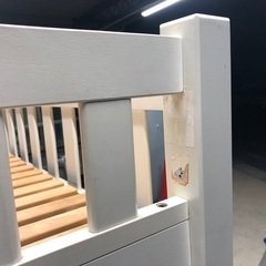 木製二段ベッドの画像