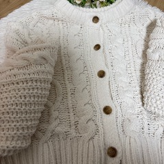 (お取引中) ㊗️お値下げしました㊗️ 
モールニットカーディガンの画像