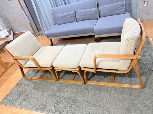 無印良品　ダイニングソファテーブルセット
