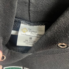 （M）vintage USA古着 カレッジロゴパーカー の画像