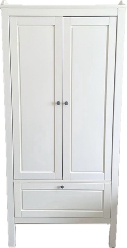 IKEA SUNDVIK スンドヴィーク ワードローブ ホワイト 収納