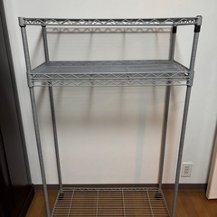 スチールラック/メタルラック（キャスター付き・3段）の画像