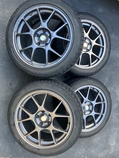 中古スタッドレスタイヤ　4本　225/45R17 ウェッズスポーツ
