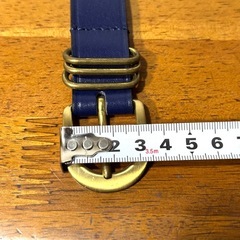 レディース ベルト ノーブランド 群青色の画像