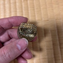 指輪　ゴールド系　リング　ハンドメイド 指輪 リング ゴールド ハンドメイドの画像