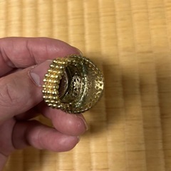 指輪　ゴールド系　リング　ハンドメイド 指輪 リング ゴールド ハンドメイドの画像