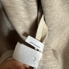 AUNT MARIE'S パイピングノーカラーロングコートの画像