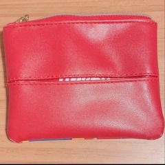 ペコちゃん Milky ミルキー フラットポーチ 赤 小物入れ 不二家
の画像
