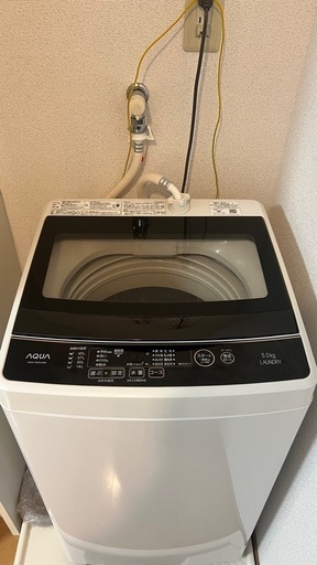 かなり美品【AQUA 縦型洗濯機 5.0kg 2020年製】