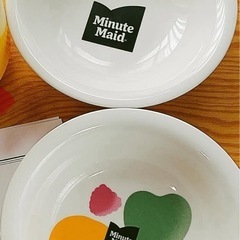 Minute Maidのお皿2枚　新品の画像