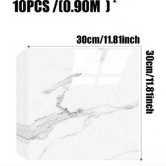 大理石柄💍✨おしゃれタイルマット風のクッションマットの画像