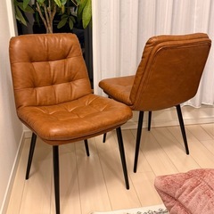 タンスのゲン　ダイニングチェア　2脚セットの画像