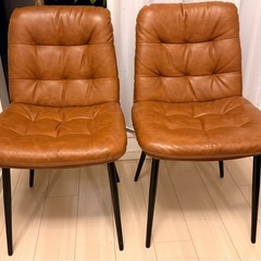 タンスのゲン　ダイニングチェア　2脚セットの画像