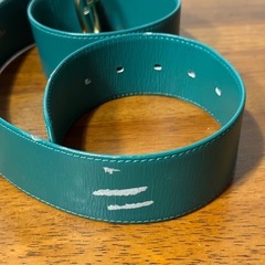 Christian Dior ベルト ターコイズ ゴールド 75の画像