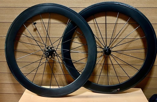 60mm カーボンディープホイール クリンチャー ジャンク (トガリ鼠