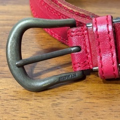 EDWIN 赤 ベルト 細めの画像