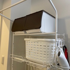 本日お渡し／ニトリ洗濯機ラックお譲りしますの画像