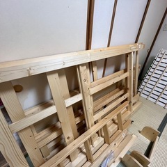 ロフトベッド&デスクの画像