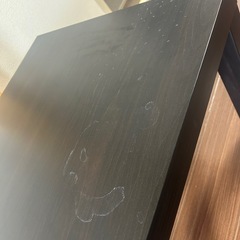 IKEAサイドテーブル黒の画像