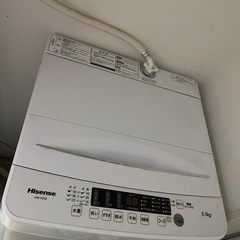 Hisense HW-K5SE 洗濯機（5.5kg）1〜2人用の画像