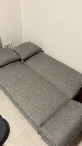 LOWYA 2〜3人掛けソファ グレー｜使用半年・美品