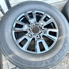 【新車外し】ランクル250 タイヤアルミホイール　４本セットの画像