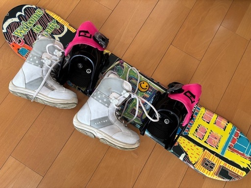 【取引中】スノボ板・ブーツのセット