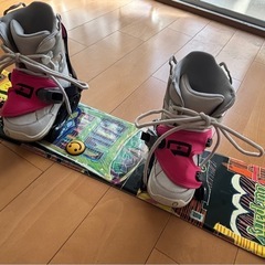 【取引中】スノボ板・ブーツのセットの画像