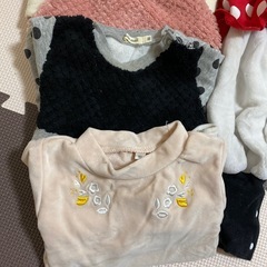 女の子冬服　80センチ　6点セットの画像
