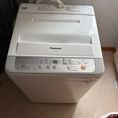 洗濯機2017年製　　Panasonicの画像