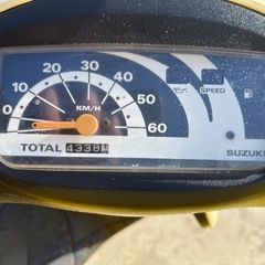 セル始動‼️前後タイヤバリ山🌟レッツ2 スズキ🌟2stエンジンで速い‼️原付　スクーター　50ccの画像