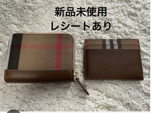 正規品バーバリー小銭入れカードケース