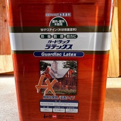 和信化学工業 ガードラックラテックス LX-13 白木色 14kg 水系塗料　残り約10kgの画像