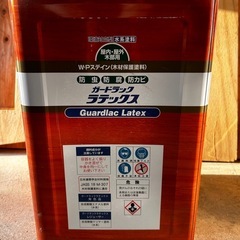 和信化学工業 ガードラックラテックス LX-13 白木色 14kg 水系塗料　残り約10kgの画像