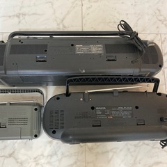 Wラジカセ　ラジカセ　ラジオ　3点セットの画像