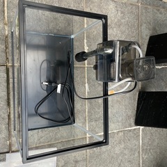 アクアリウム　水槽とフィルターセット　綺麗な水槽ですの画像