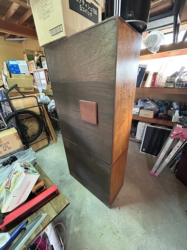 昭和レトロ茶箪笥収納 (ちゃっく) 陸前豊里の家具の中古あげます・譲り