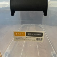 【決まりました】【無料】収納ケース　深型　コロ付きの画像