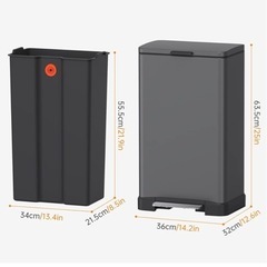 Mbillion ゴミ箱 ステンレス 40Lの画像