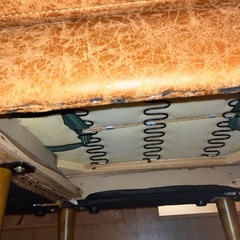 Tango 北欧ヴィンテージ 3人掛けソファ ブラウンの画像